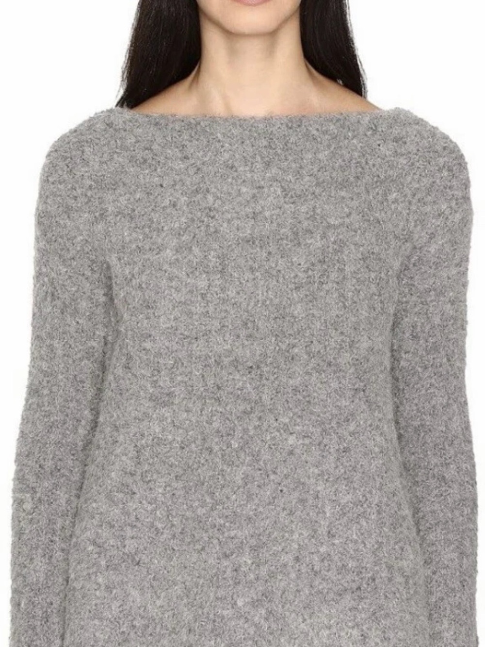 ATM Anthony Thomas Melilla Gray Alpaca Blend Sweater~ Sz- XS Soft  & Stylish